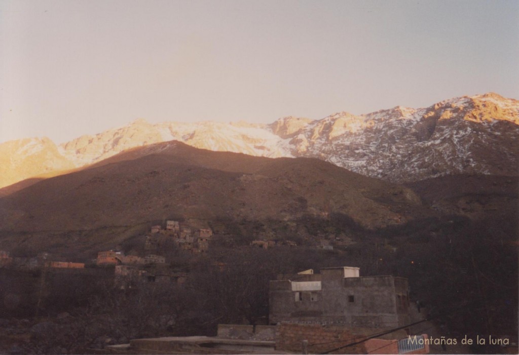 La Cordillera del Atlas desde Imlil