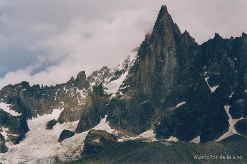 Les Drus desde Montenvers