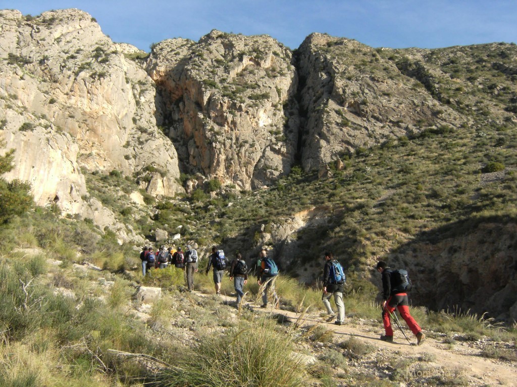 Subiendo al Puntal de Matamoros