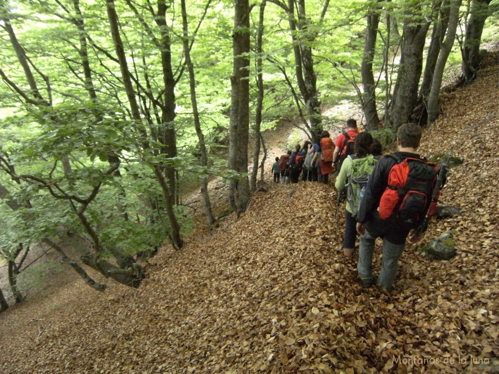 Bajando de Coll d'Ordials