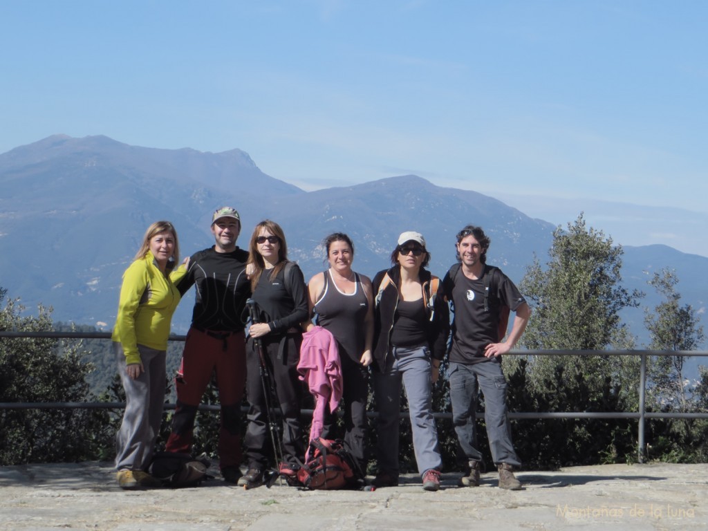 Mirador hacia el Montseny