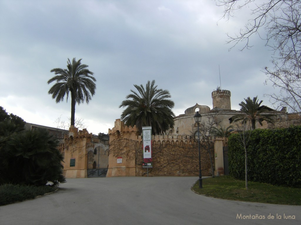 Entrada al Parque del Laberinto en Barcelona