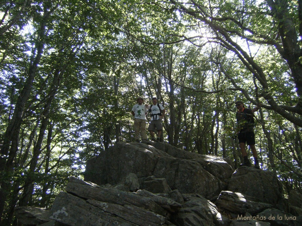 Paco y Joaquín en el Turó Morou, 1.308 mts.