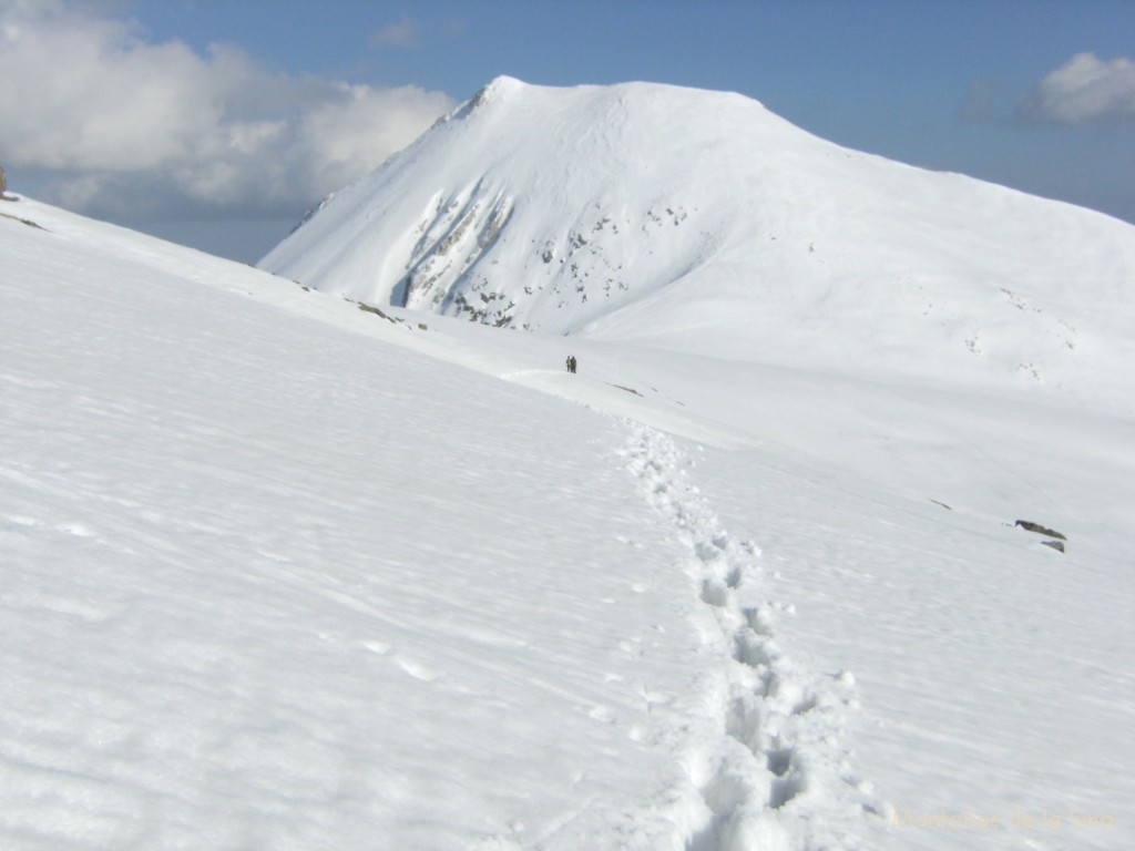 Llegando al Coll de La Marrana y Gra de Fajol