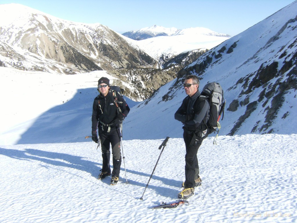 David y Gonzalo en el Coll de La Marrana