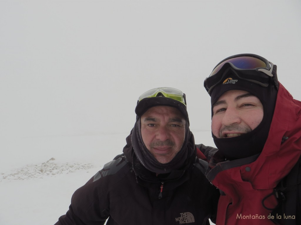 Josep y Joaquín en la cima del Marboré, 3.248 mts.