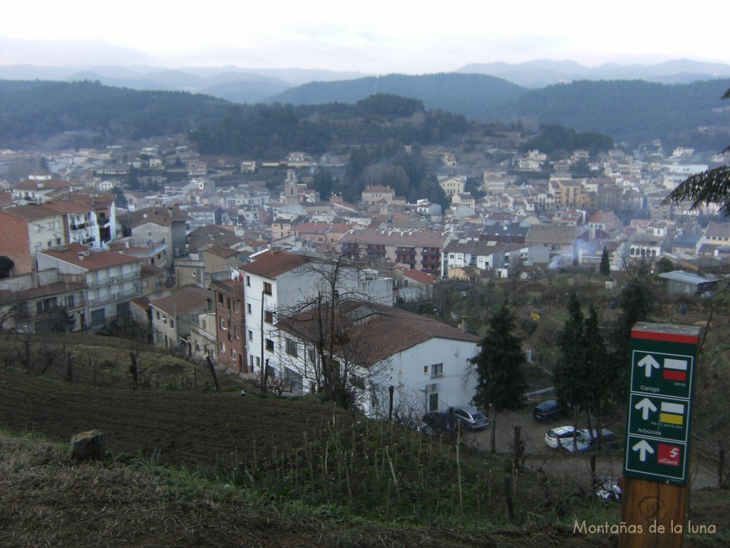 Llegando a Arbúcies