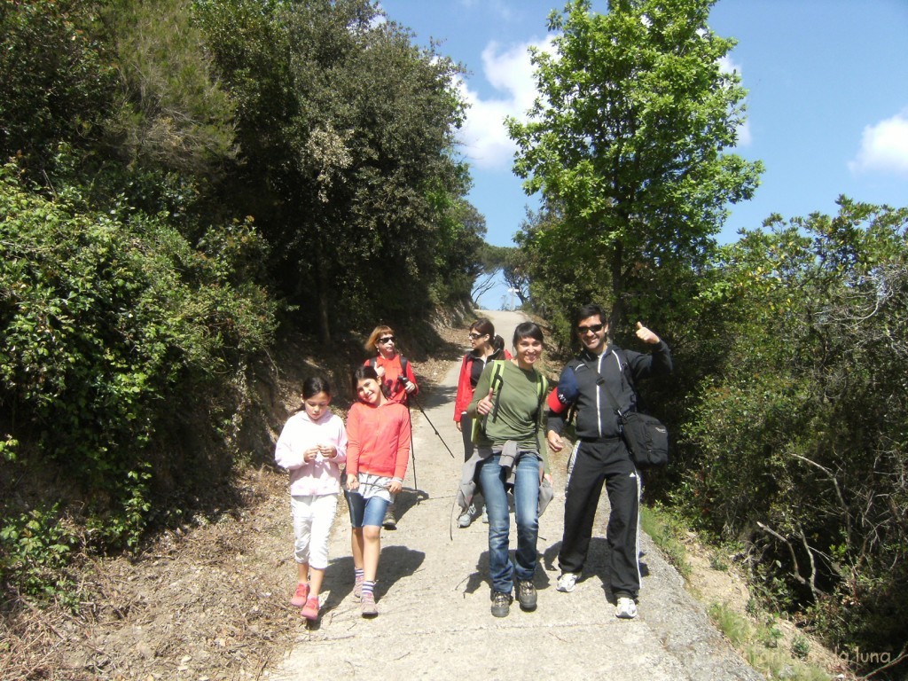 Bajando del Turó de Valldaura