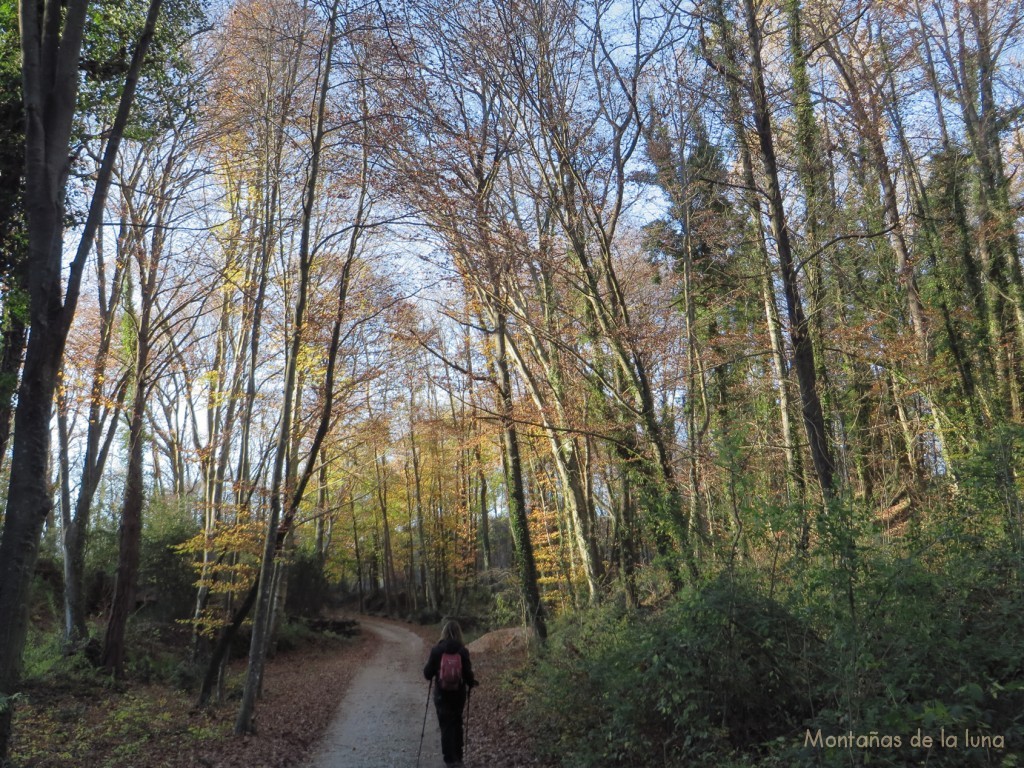 Anna camino de Jordà