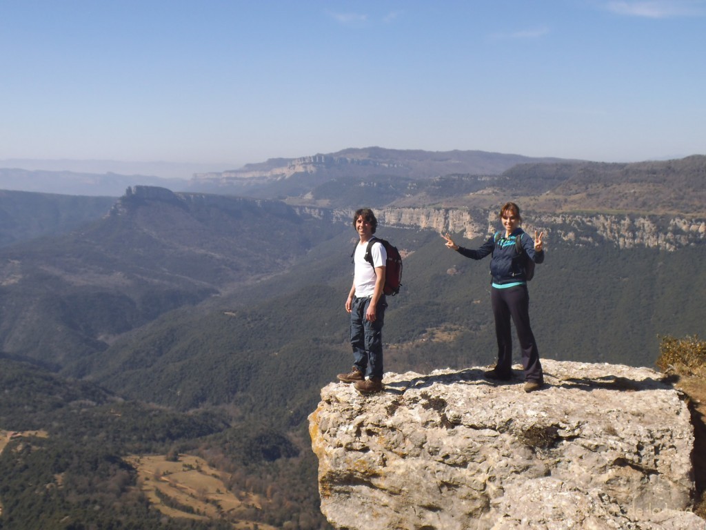 Fran e Irene en el balcón