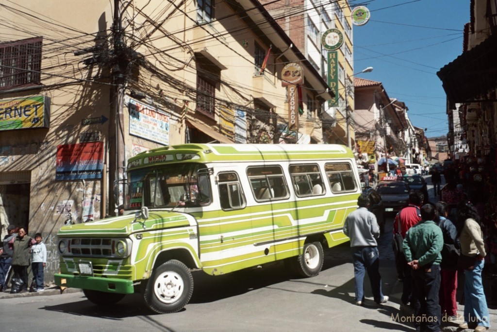 Posiblemente arriba de la calle Sagárnaga