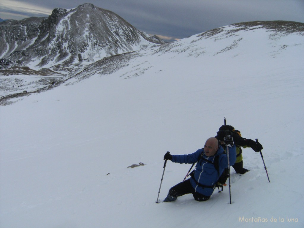 Josep y Francesc bajando a Vallter 2000