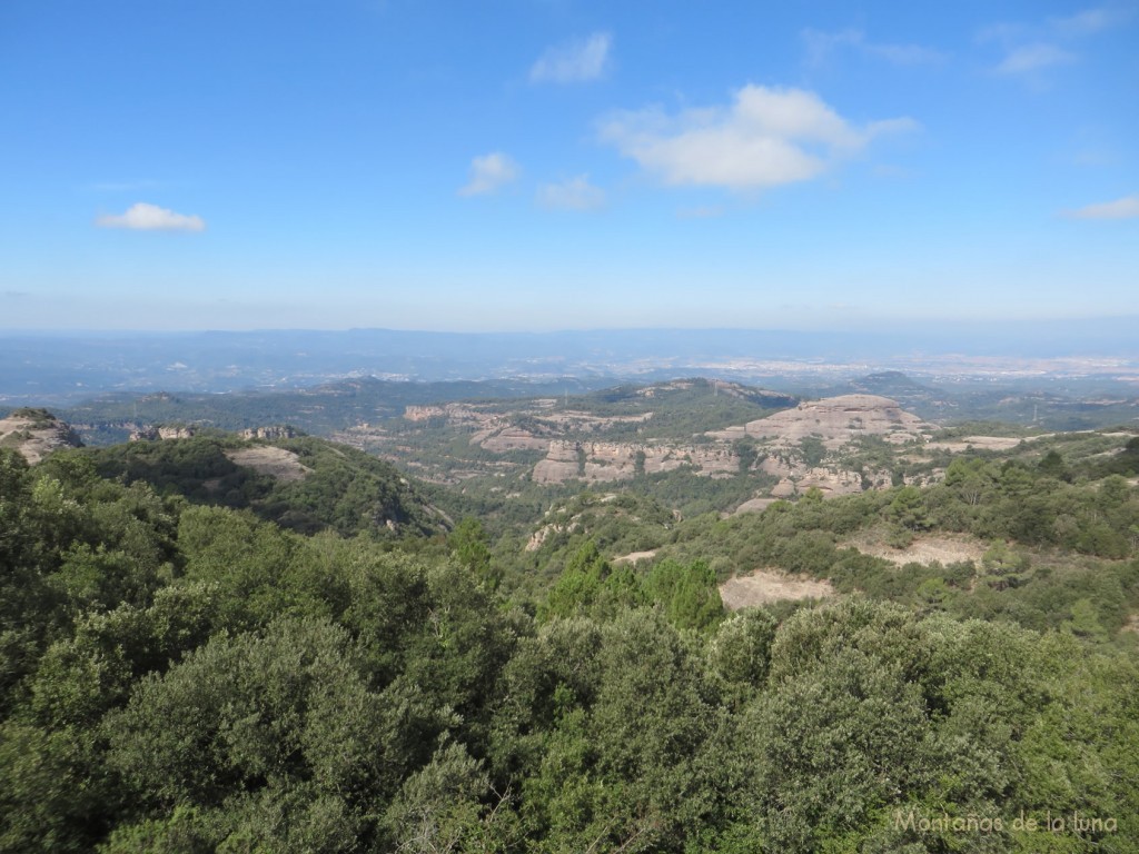 Vistas desde la Serra de l'Obac