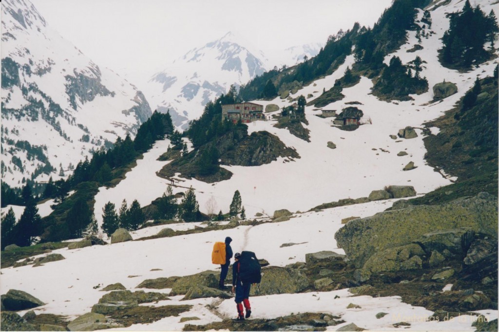 Llegando al Refugio de Estós