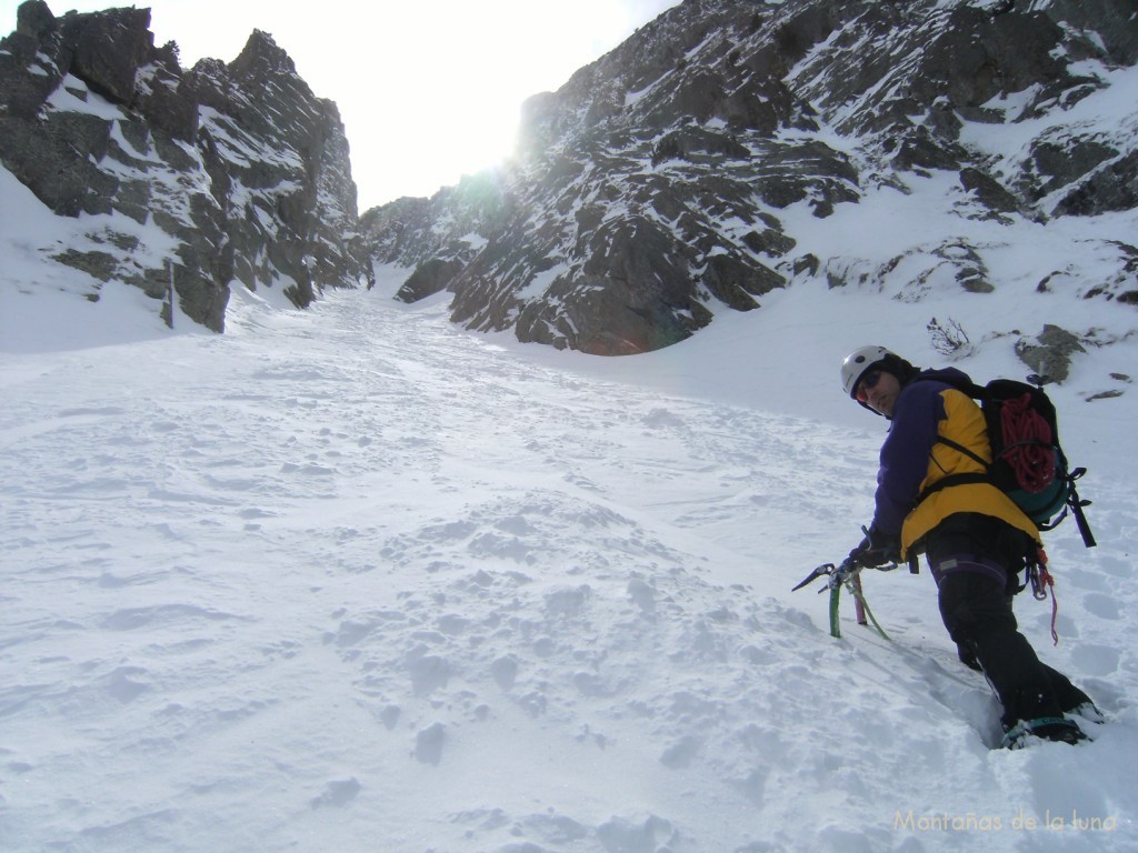 Toni entrando en el Corredor Vermicelle