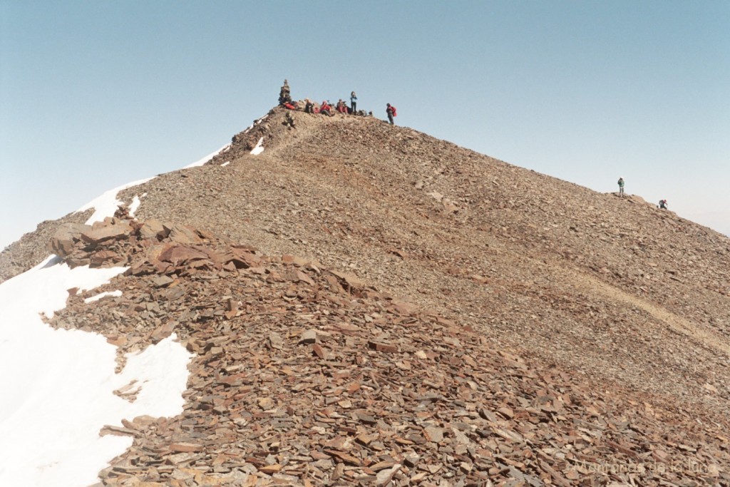 Cima del Pico Austria, 5.320 mts.