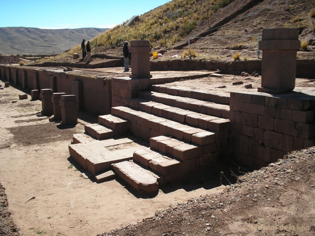 Escaleras del Templo de Akapana