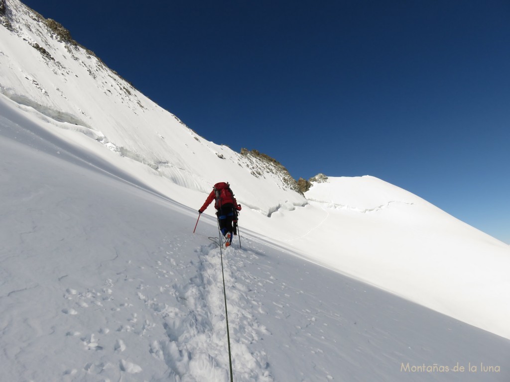 Camino del Dôme de Niege, enfrente