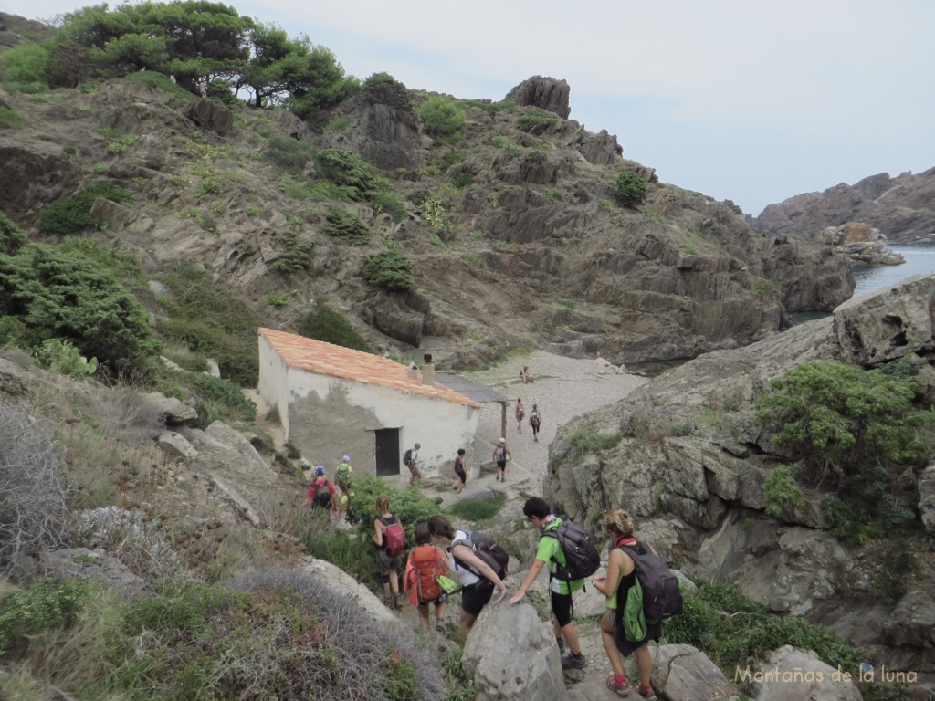 Llegando a Cala Culip