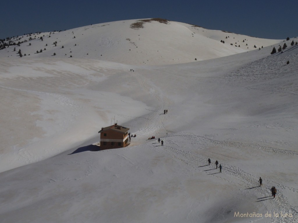 Volviendo al Refugio Delgado Úbeda