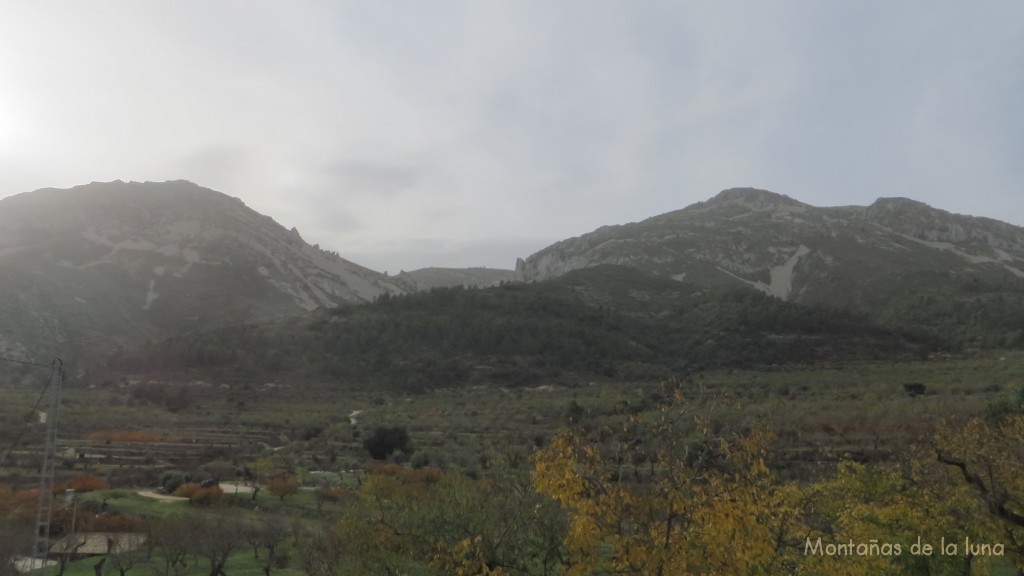 La Serrella desde Fageca