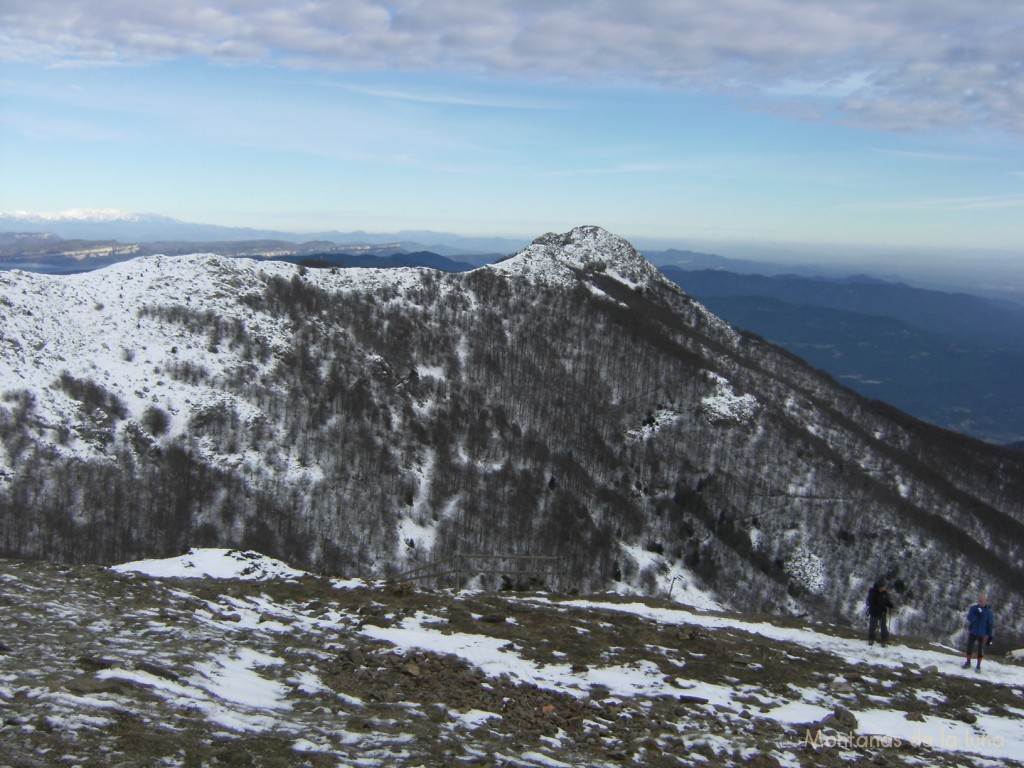 Les Agudes desde la cima del Turó de l'Home