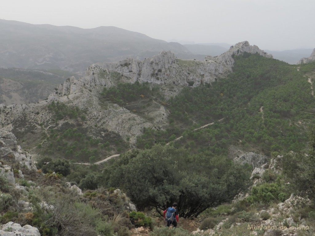 Bajando al Barranc Fondo