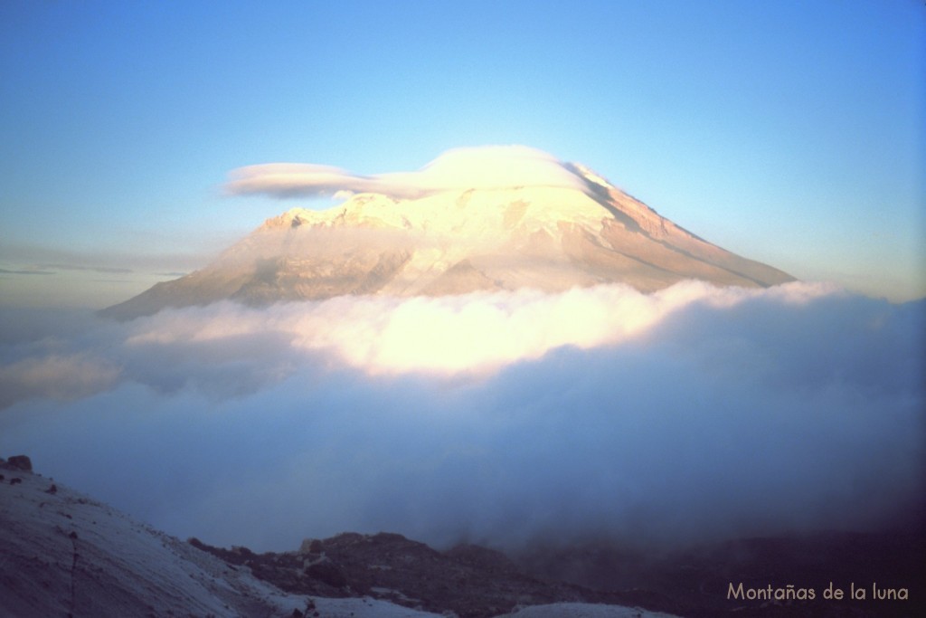 El Chimborazo desde el Carihuayrazo