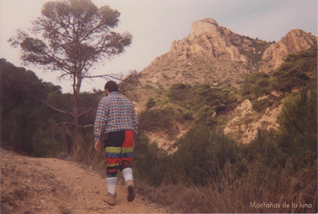 Miguel Ángel camino del San Cayetano