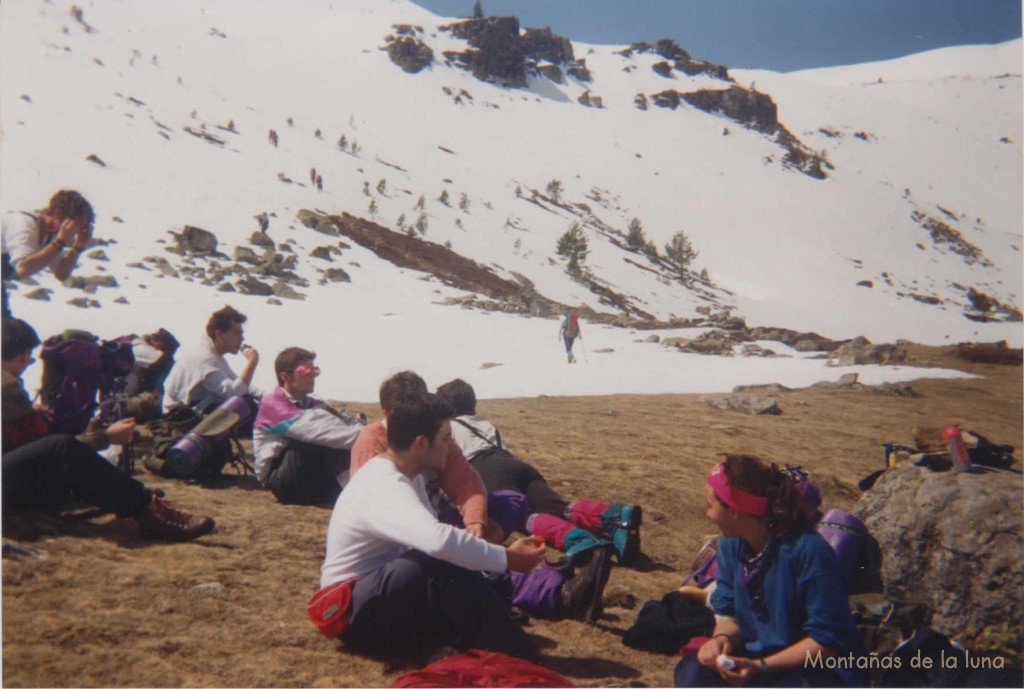 Descanso arriba de la Laguna Negra de Urbión