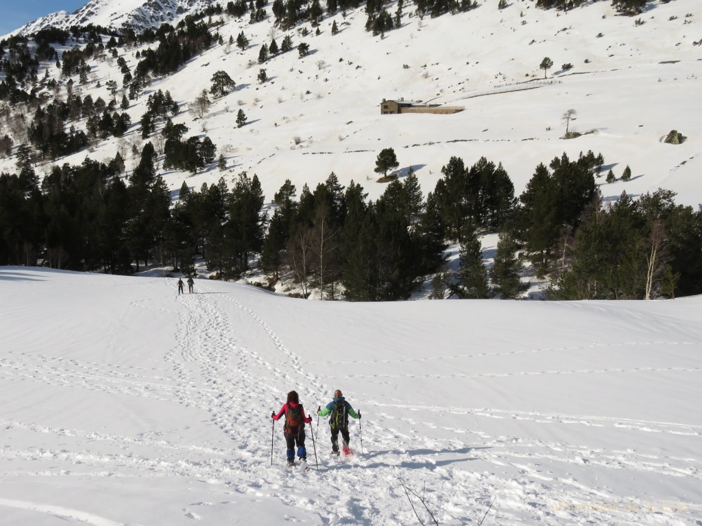 Juani y Josep camino del Refugio de Sorteny