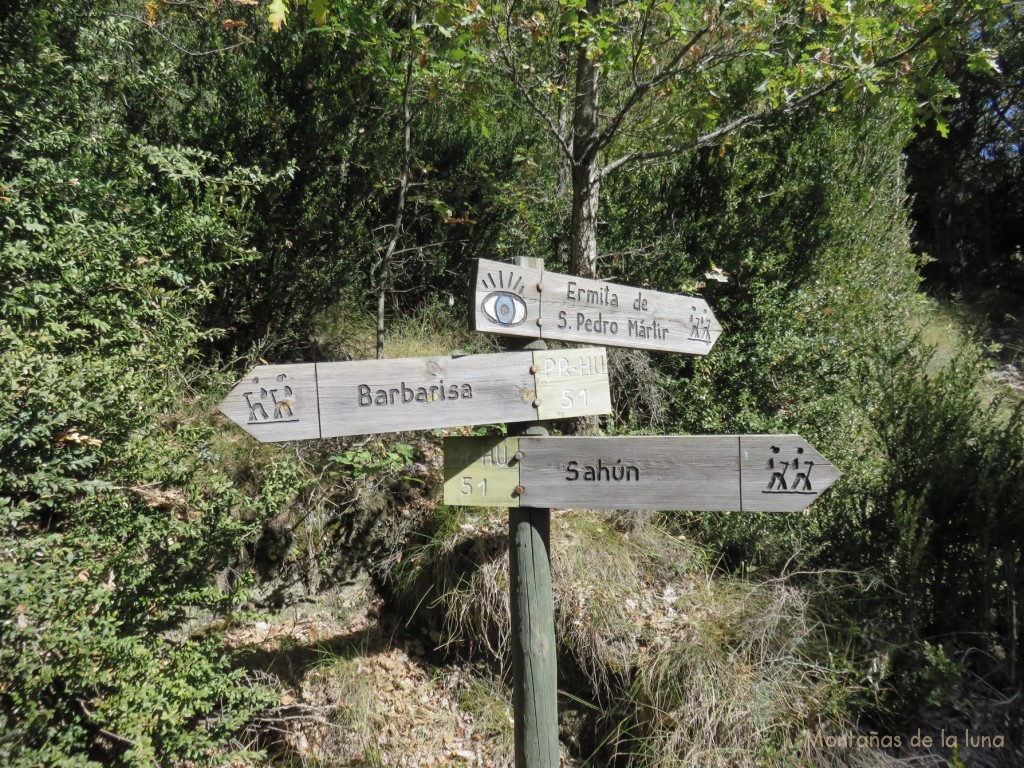 Cruce hacía la Ermita de San Pedro Mártir