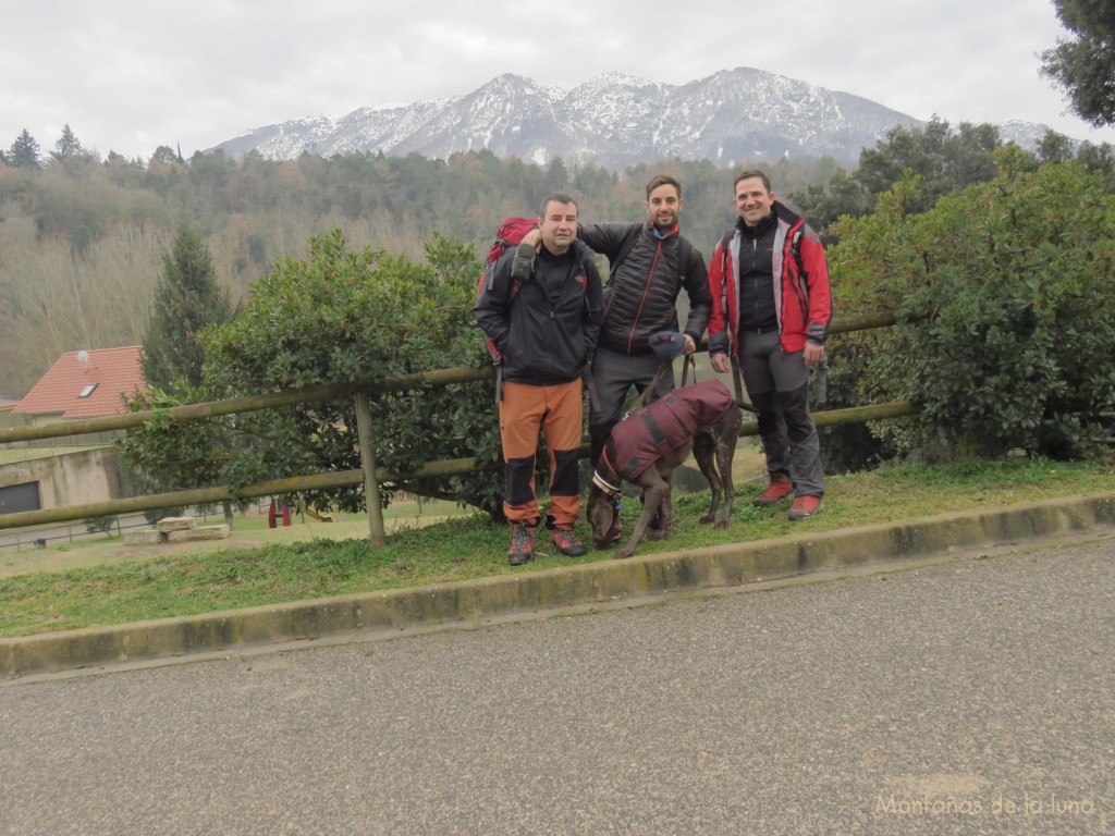 Joaquín, David y Mikel en Viladrau