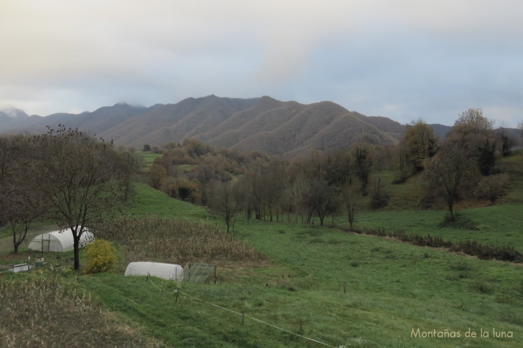 La Serra de Curull desde Vidrà