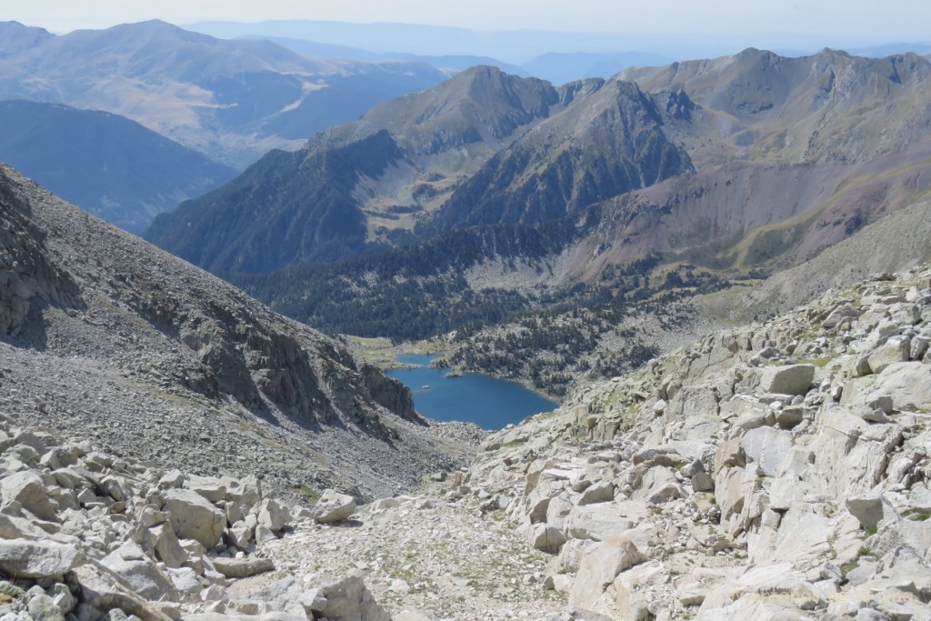 Abajo el Estany Gémena de Baix