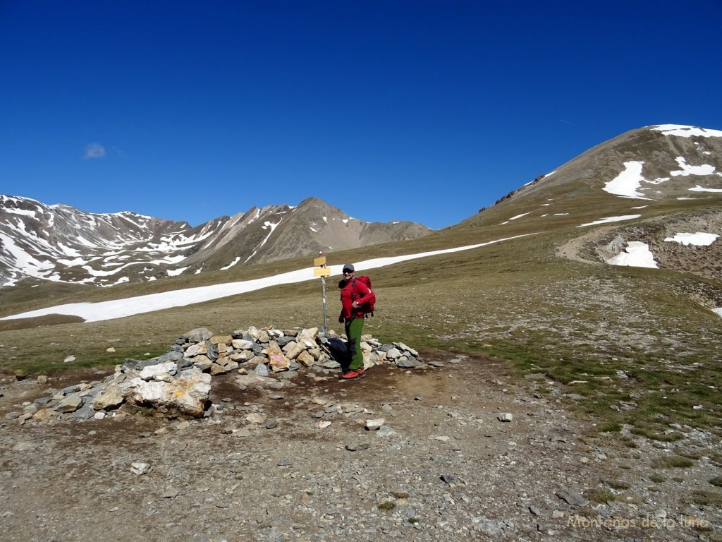 Joaquín en el Coll de La Marrana, 2.529 mts.