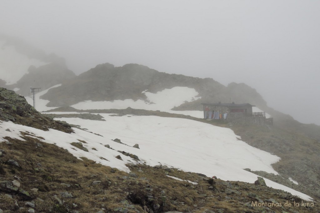 Llegando al Refugio de Maupas