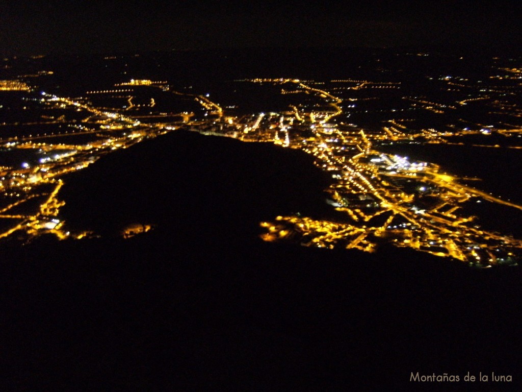 Orihuela desde la cima de La Cruz de La Muela