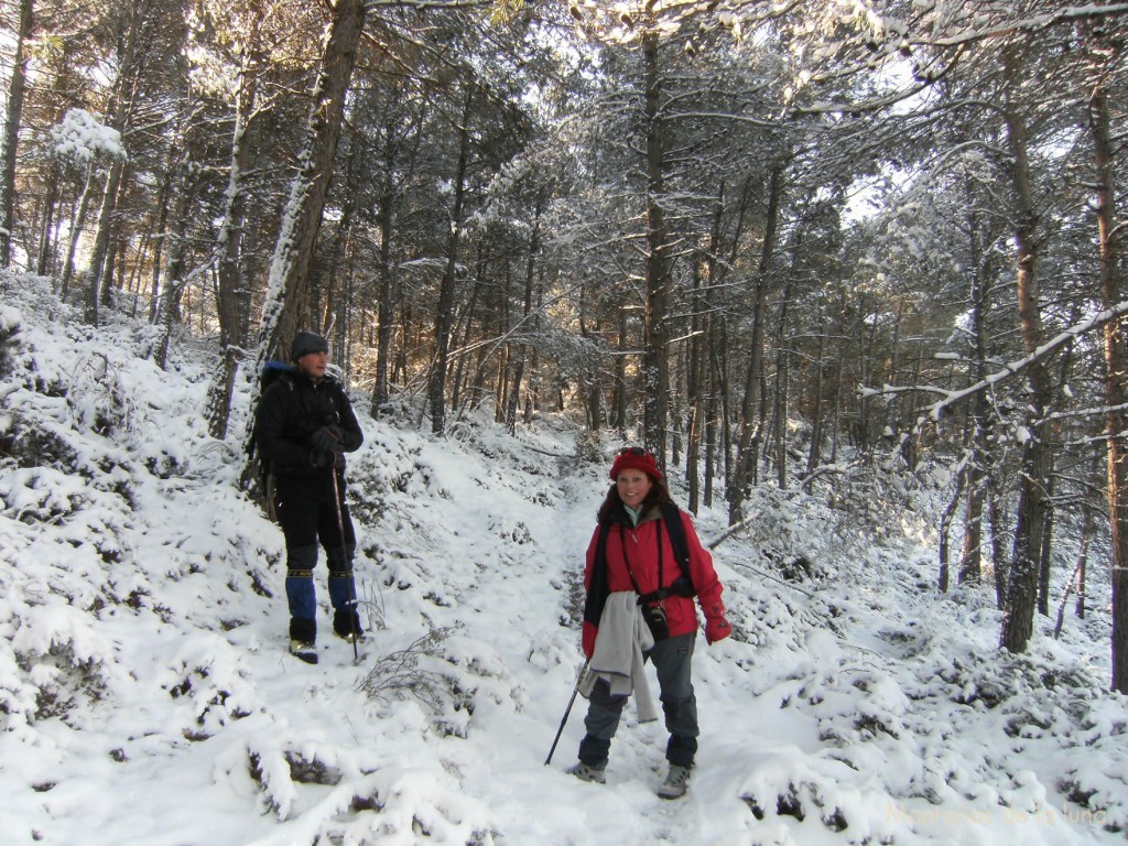 Sacri y Antonio Revuelta subiendo a La Blasca