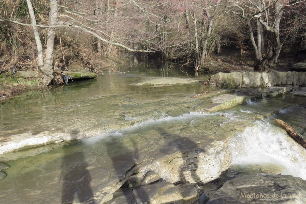 Riera de Rupit en el Salt del Molí Rodó