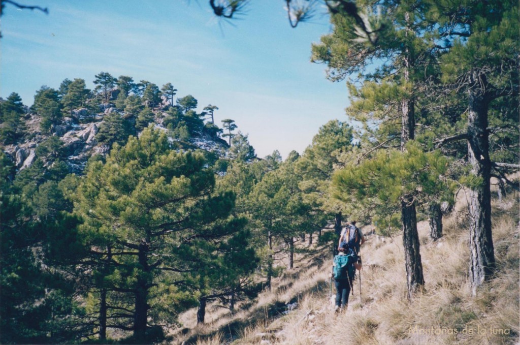 Senda por la solana del barranco