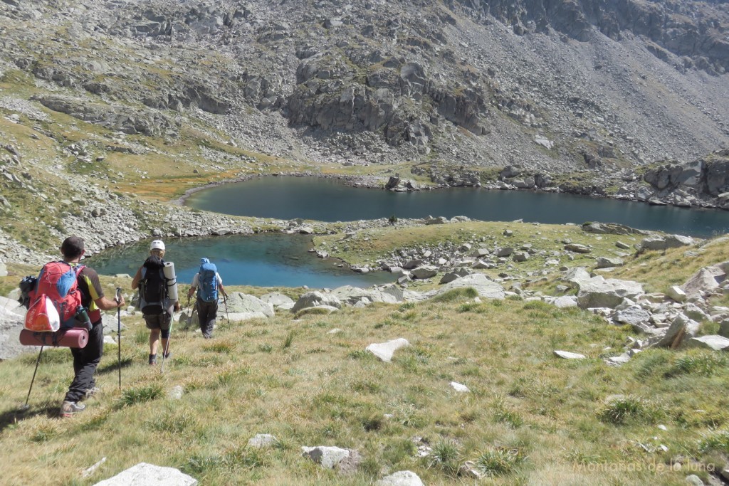 Llegando a los Ibones de Vallibierna