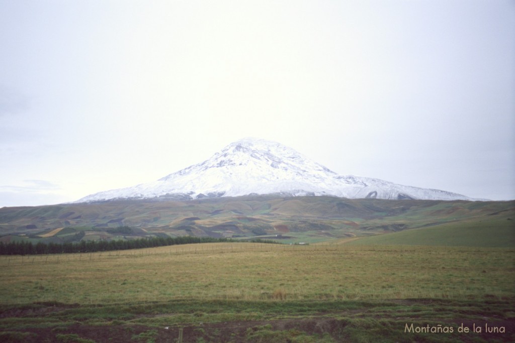 El Chimborazo desde la Estación de Urbina