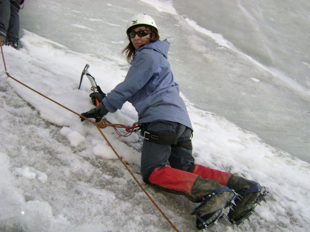 Infi de prácticas en el Glaciar Viejo del Huayna Potosí