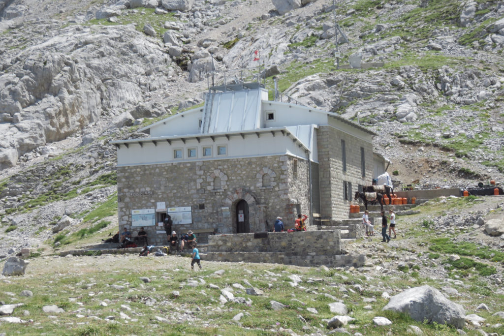 El Refugio Vega de Urriellu, 1.960 mts.