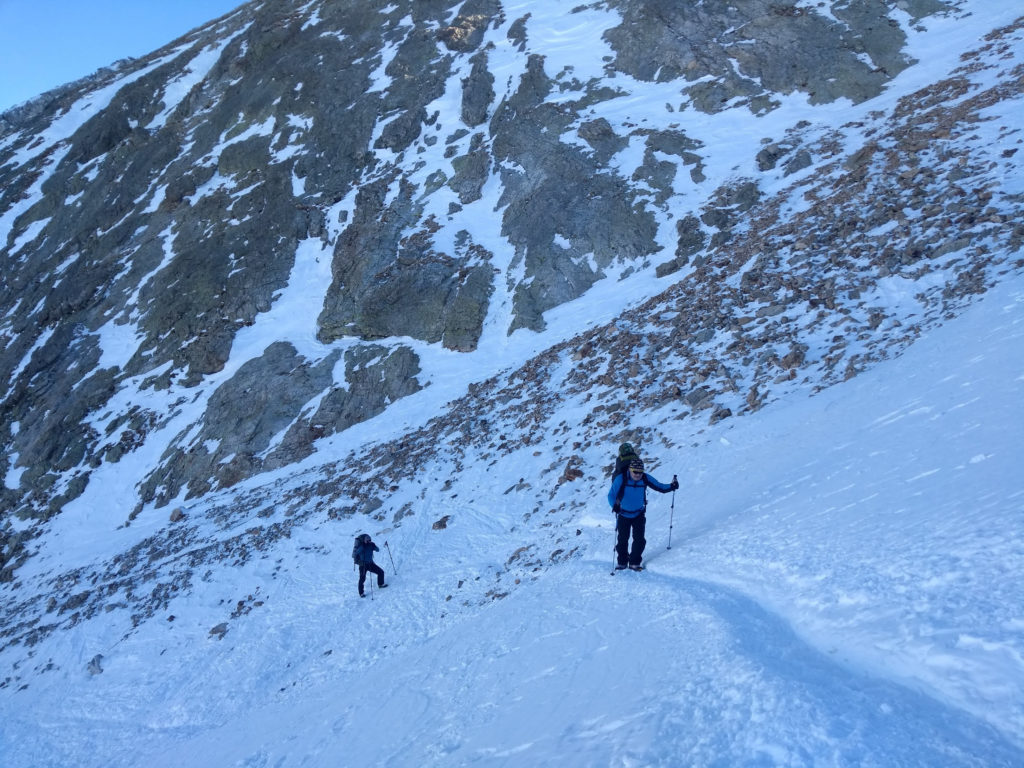 Joaquín y Josep Gallemí llegando al Coll de La Marrana