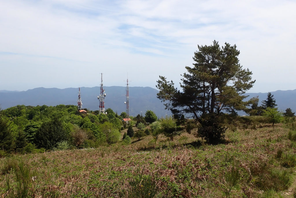 Llegando al Coll de Santa Helena, 1.219 mts.